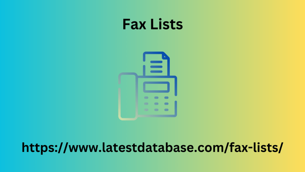 Fax Lists