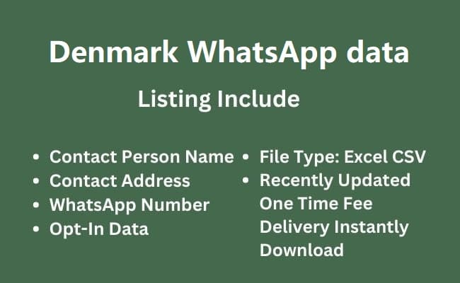 丹麦 WhatsApp 数据
